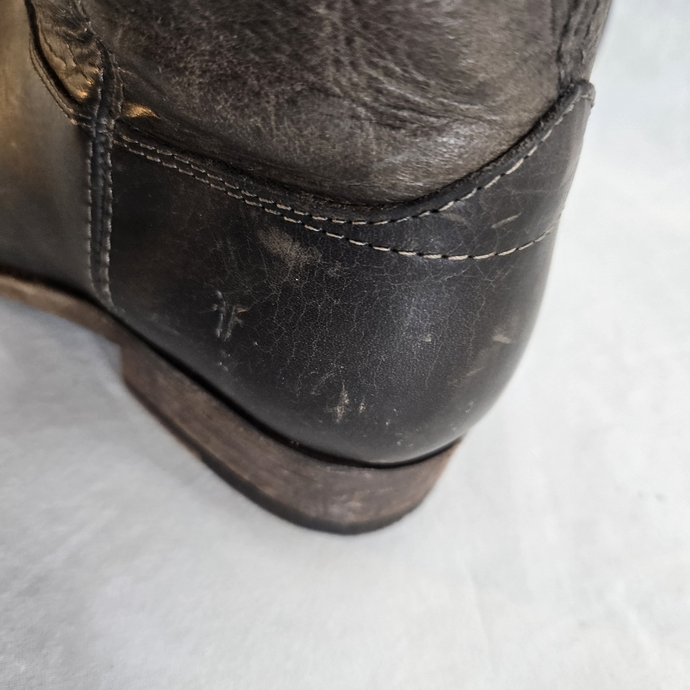 Frye Melissa Brown Leather Women's Size 6B Knee High Boots - Picture 7 of 9